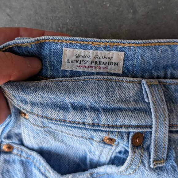 Levi's Ribcage Straight Ankle Jeans size 27 - Picture 8 of 11